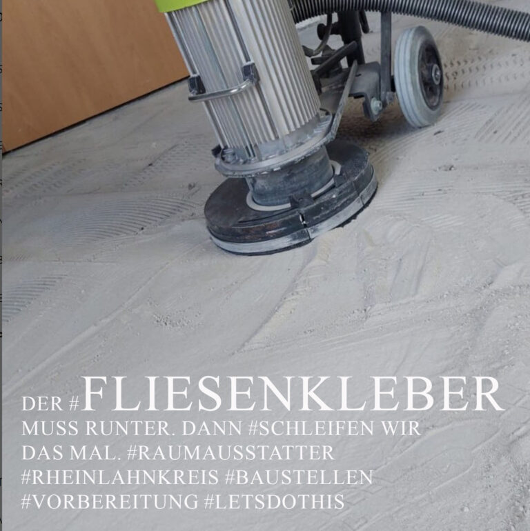 Untergrund Vorbereitung