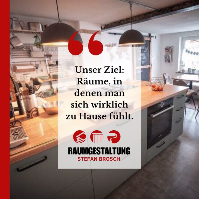Unser Ziel: Räume, in denen man sich wirklich zu Hause fühlt.